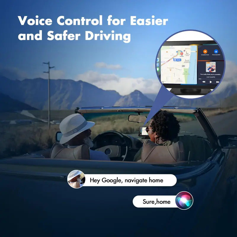 2025 VisionDrive™ Portable CarPlay & Android Auto Screen