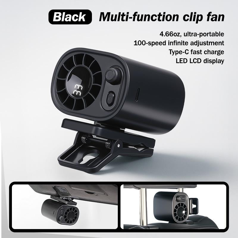 BreezeClip™ 360° Car Clip-On Fan