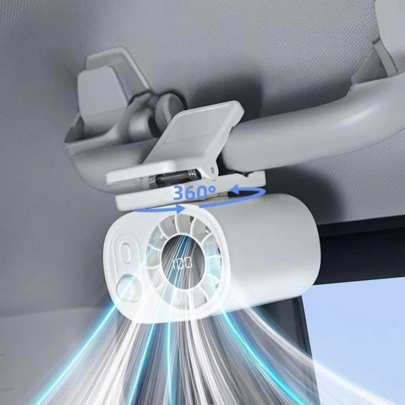 BreezeClip™ 360° Car Clip-On Fan