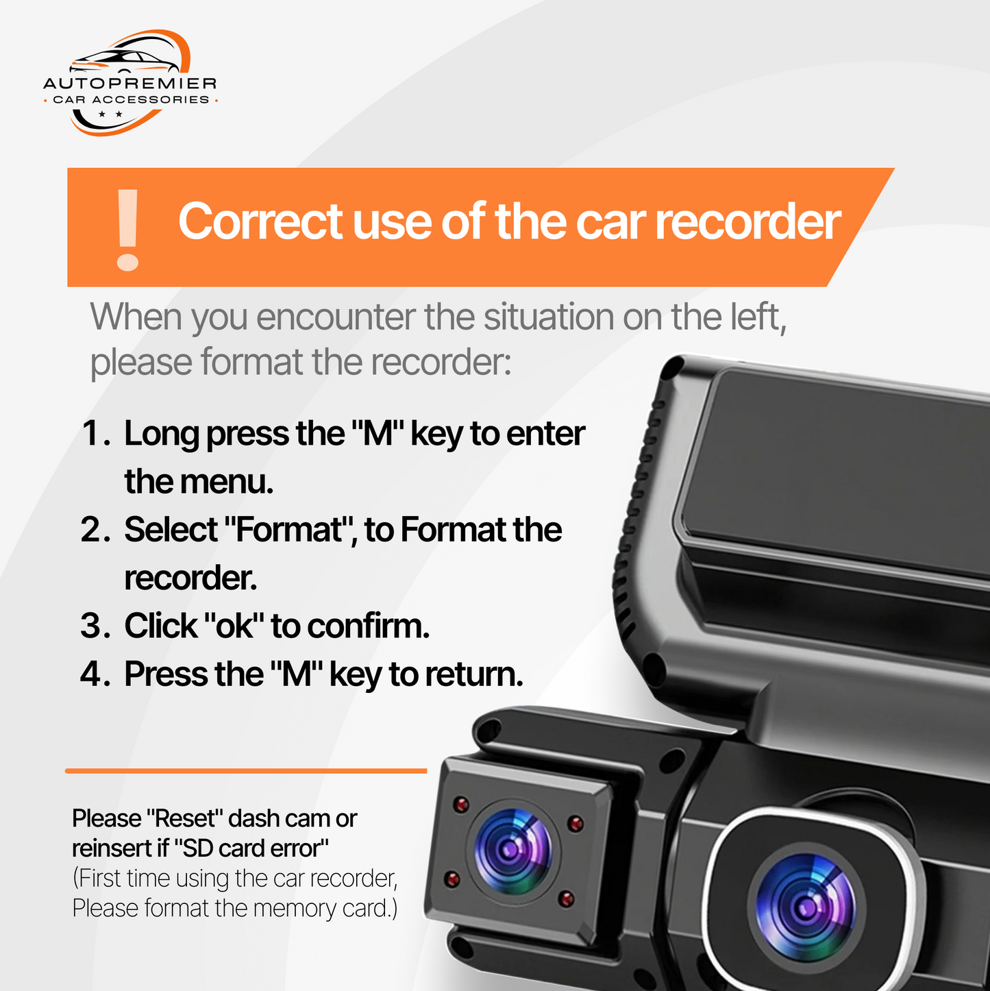 Autopremier 360Guard™ - 4 Channel Ultimate Protection Dash Cam