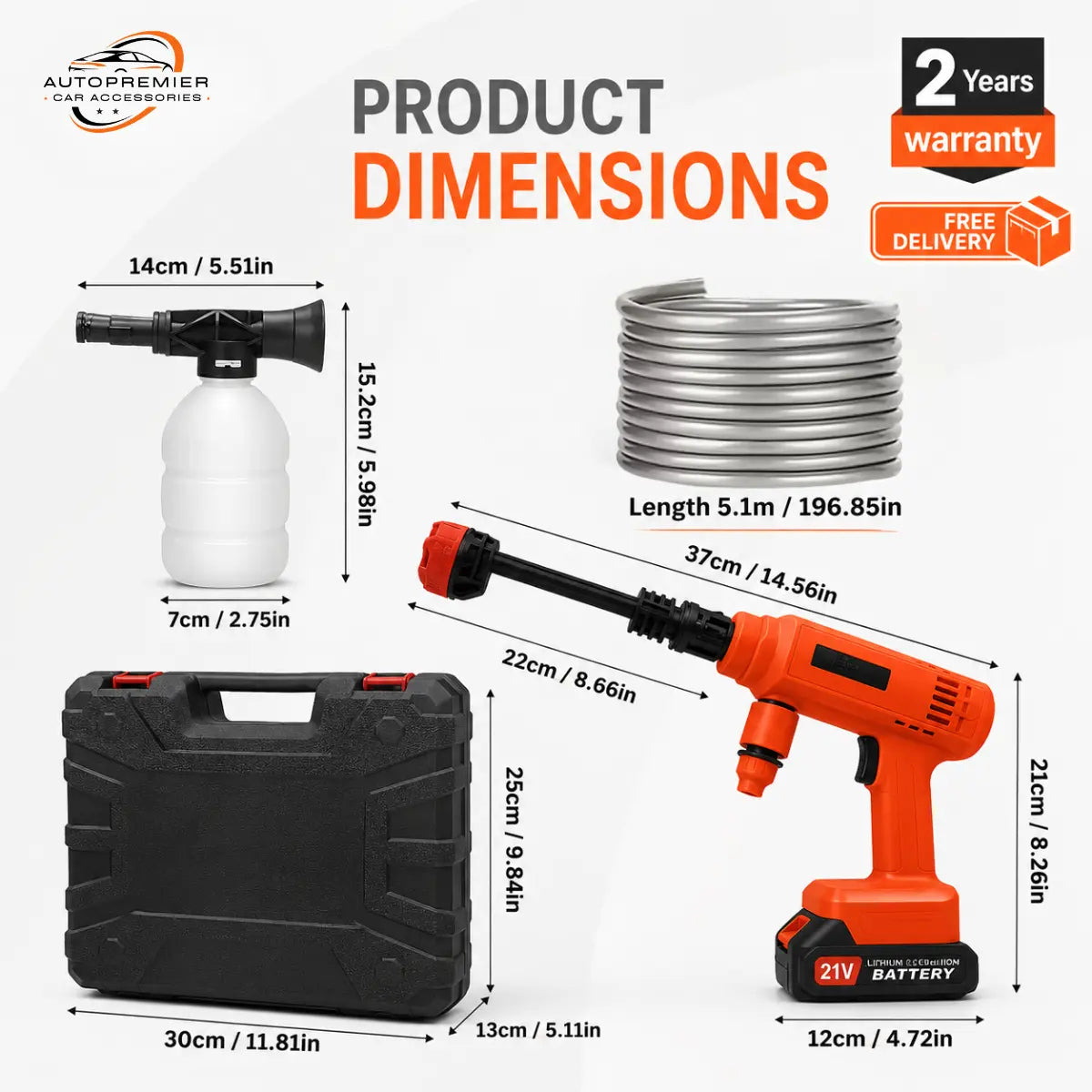 AquaBlast PRO™ Cordless Pressure Washer