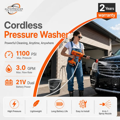 AquaBlast PRO™ Cordless Pressure Washer