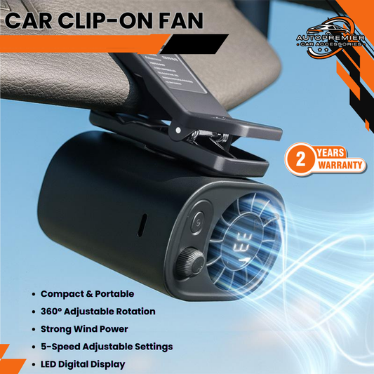 BreezeClip™ 360° Car Clip-On Fan