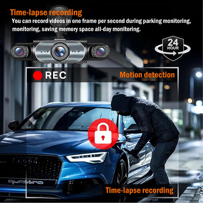4 Channel Dash Cam - Parking Monitor
