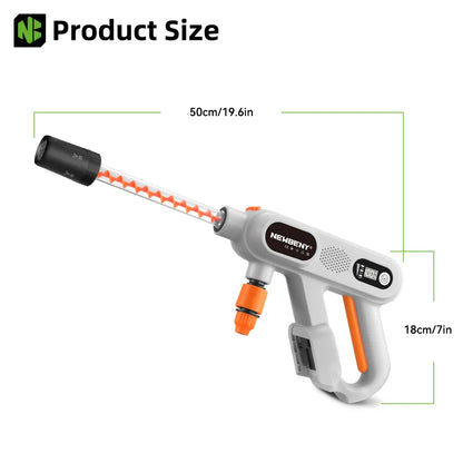 NEWBENY 220Bar Brushless High Pressure Power Car Washer Gun 3 Gears