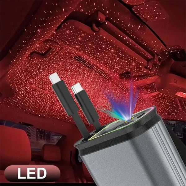 ATP® 4in1 120W Retractable Car Charger Starlight