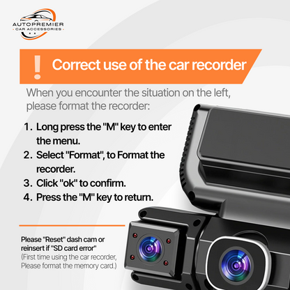 ATP 360Guard™, 4 Channel Dash Cam, 1080P, Free 64GB Card Included, G-Sensor, 5G WiFi, GPS, IR Night Vision
