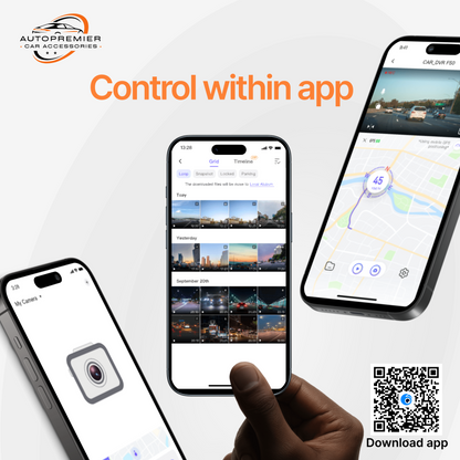 ATP 360Guard™, 4 Channel Dash Cam, 1080P, Free 64GB Card Included, G-Sensor, 5G WiFi, GPS, IR Night Vision
